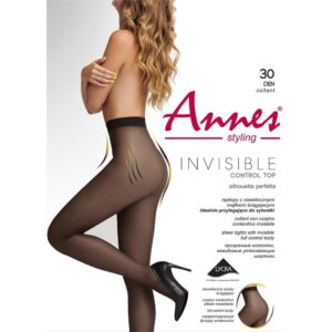 ANNES INVISIBLE 30 Den Control Top pančuchové nohavice