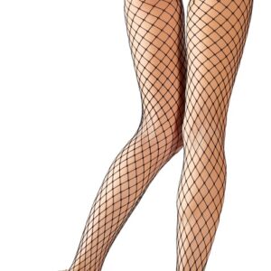 Suspender pantyhose with mesh