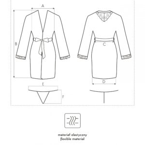 Župan Ariladyen Black LC 90568 Scallo Collection